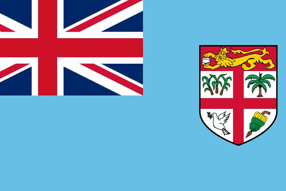 Flag of Fiji with Union Jack.