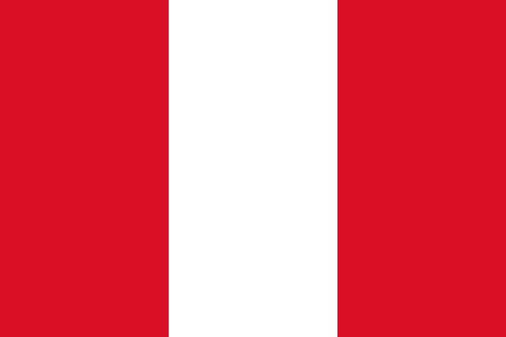 Red and white vertical stripes flag.