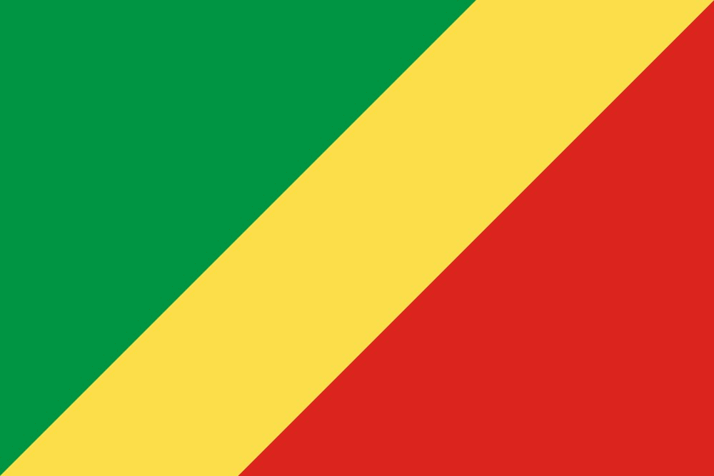 Flag of the Republic of the Congo.
