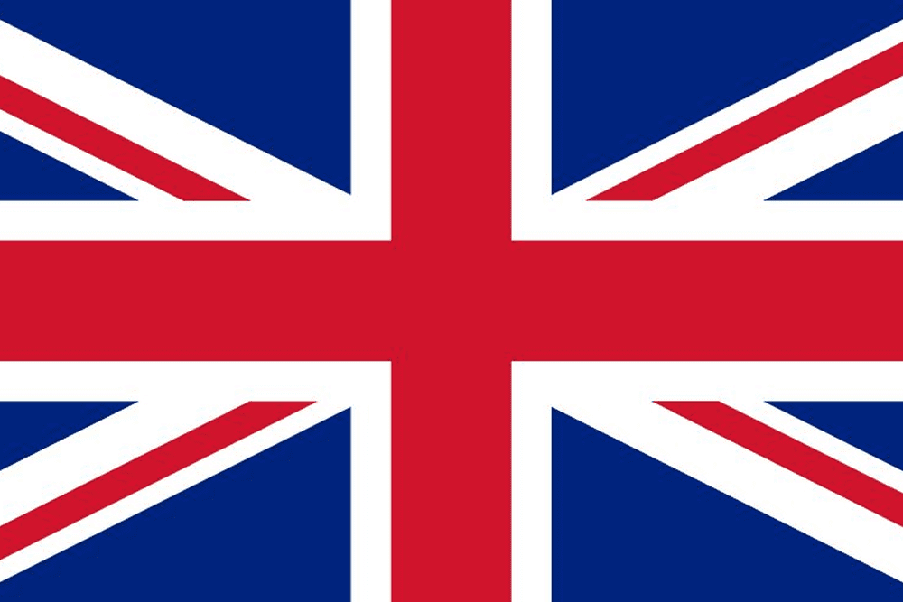Flag of the United Kingdom, Union Jack.