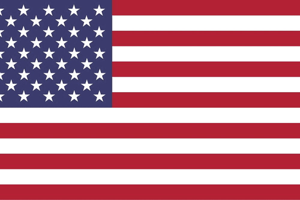 Flag of the United States of America.